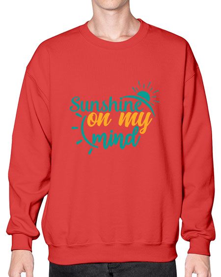 sunshine on my mind Style 72# - summer- Sweatshirt - Crew