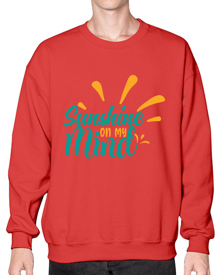 sunshine on my mind Style 74# - summer- Sweatshirt - Crew