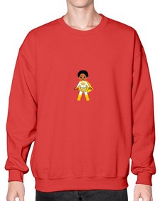 super kid 10# - black boys or men- Sweatshirt - Crew
