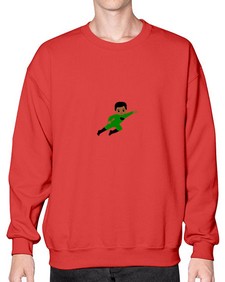 super kid 6# - black boys or men- Sweatshirt - Crew