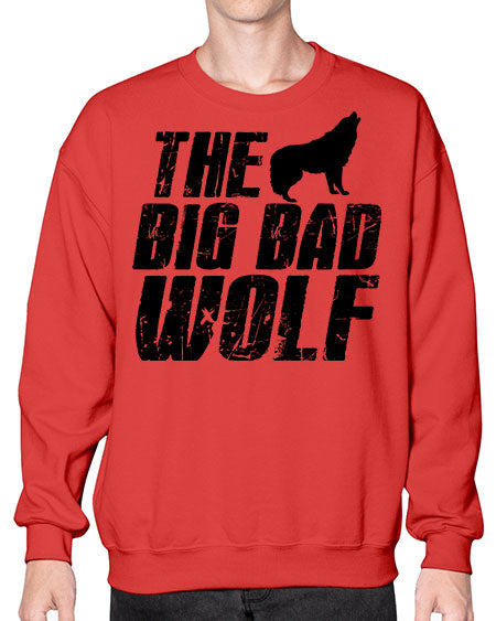 the big bad wolf - wolf- Sweatshirt - Crew