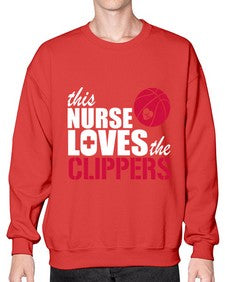 the nurse loves this seahawks 1523# - nurse- Sweatshirt - Crew