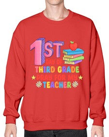 third day of third Grade 944# - third grade- Sweatshirt - Crew