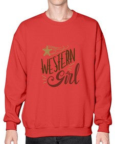 western girl 1244# - western- Sweatshirt - Crew