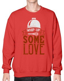 whip up some love 471# - cooking- Sweatshirt - Crew