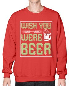 wish you were beer 1783# - beer- Sweatshirt - Crew