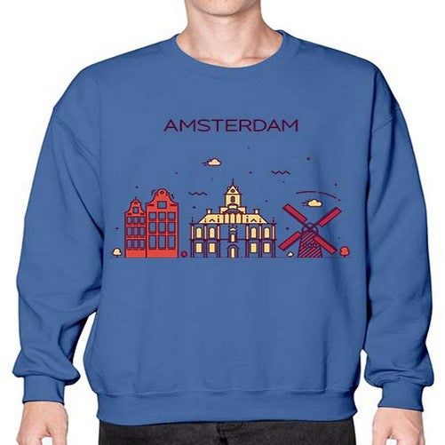 Amsterdam 321# - cities- Sweatshirt - Crew
