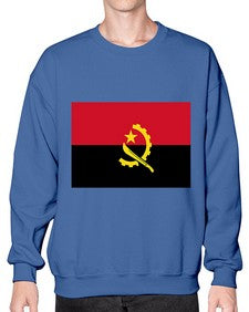 Angola 329# - world flags- Sweatshirt - Crew