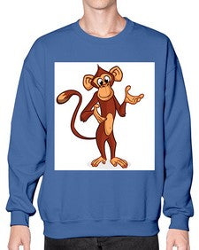 Ape 8# - cartoon animals- Sweatshirt - Crew