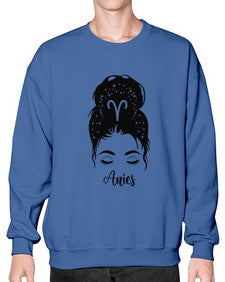 Aries woman - aries- Sweatshirt - Crew