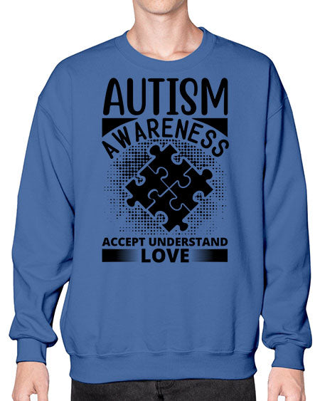 Autism awareness Style 43# - autism- Sweatshirt - Crew