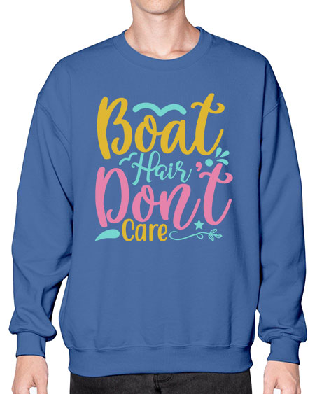 BOAT HAIR DONT CARE Style 68# - summer- Sweatshirt - Crew
