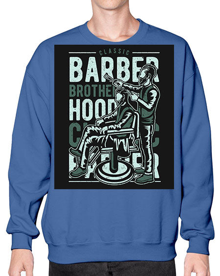 Barber Brotherhood587# - barber- Sweatshirt - Crew