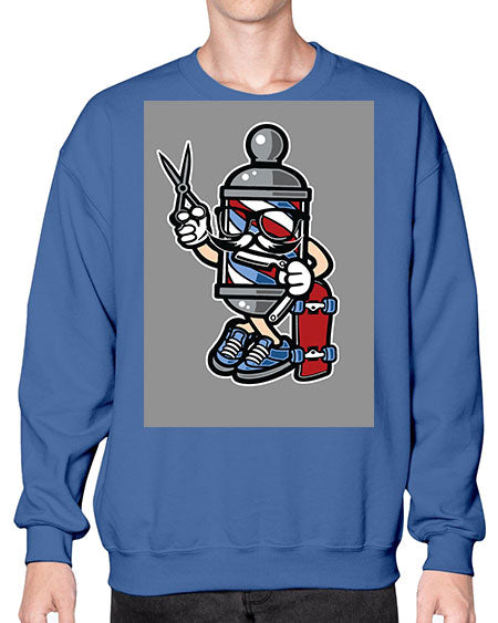 Barber Skater589# - barber- Sweatshirt - Crew