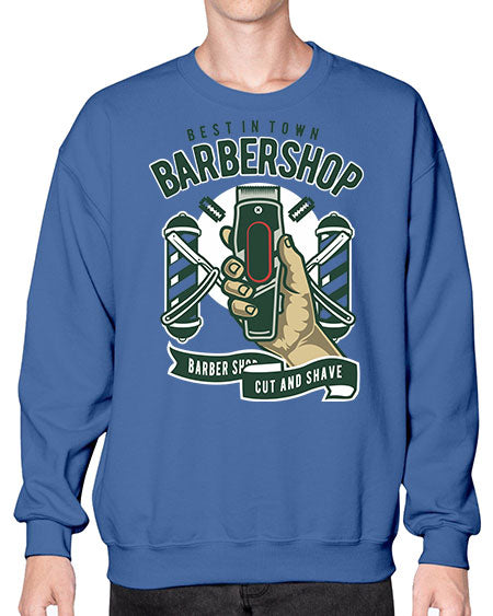 Barbershop591# - barber- Sweatshirt - Crew