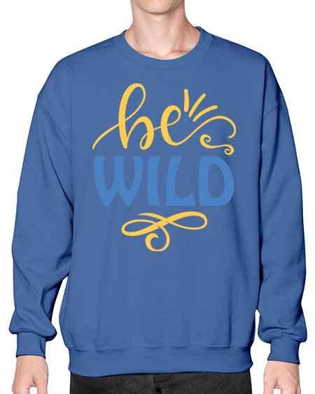Be Wild 7# -  fashion- Sweatshirt - Crew