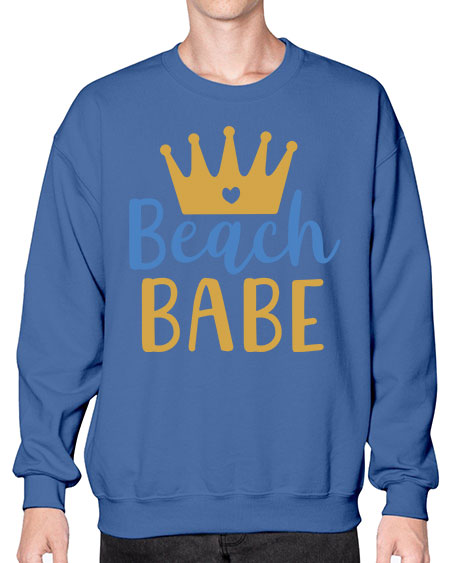 Beach babe 9# -  fashion- Sweatshirt - Crew