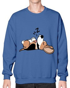 Beagle 12# - cartoon animals- Sweatshirt - Crew