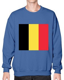 Belgium 437# - world flags- Sweatshirt - Crew