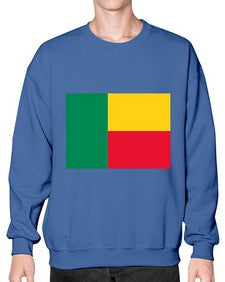 Benin 442# - world flags- Sweatshirt - Crew