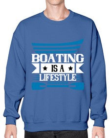 Boating is a lifestyle 52# - boats- Sweatshirt - Crew