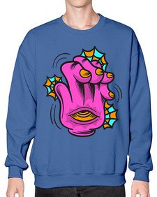 Bored high five 23# - cartoon general- Sweatshirt - Crew