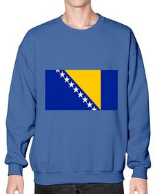Bosnia and Herzegovina 476# - world flags- Sweatshirt - Crew