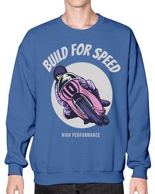 Build for speed 12# - motorcycle- Sweatshirt - Crew