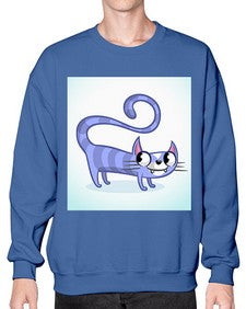 Cat 29# - cartoon animals- Sweatshirt - Crew