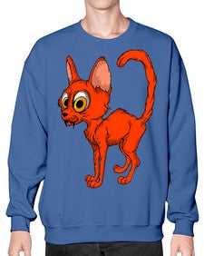 Cat 32# - cartoon animals- Sweatshirt - Crew