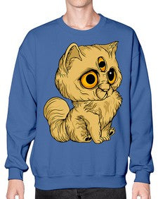 Cat 35# - cartoon animals- Sweatshirt - Crew