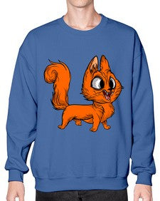 Cat 39# - cartoon animals- Sweatshirt - Crew