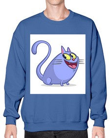 Cat 41# - cartoon animals- Sweatshirt - Crew