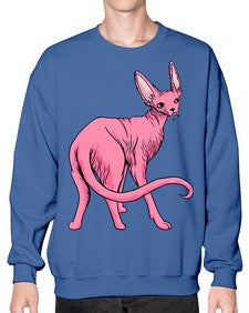 Cat 45# - cartoon animals- Sweatshirt - Crew