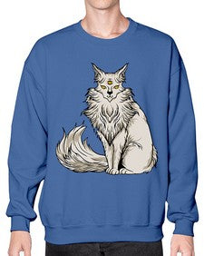 Cat 46# - cartoon animals- Sweatshirt - Crew
