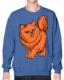 Cat 49# - cartoon animals- Sweatshirt - Crew