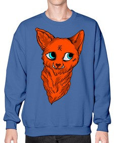 Cat 53# - cartoon animals- Sweatshirt - Crew