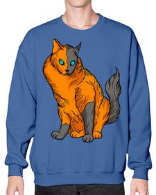 Cat 54# - cartoon animals- Sweatshirt - Crew