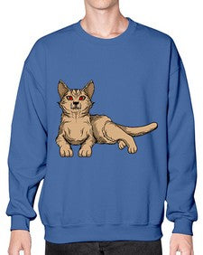 Cat 56# - cartoon animals- Sweatshirt - Crew