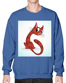 Cat 67# - cartoon animals- Sweatshirt - Crew