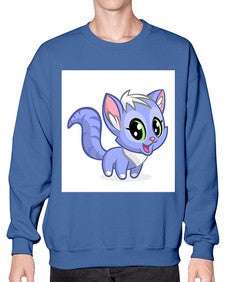 Cat 70# - cartoon animals- Sweatshirt - Crew