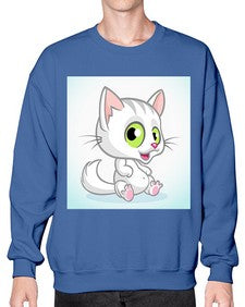 Cat 72# - cartoon animals- Sweatshirt - Crew