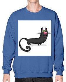 Cat 73# - cartoon animals- Sweatshirt - Crew
