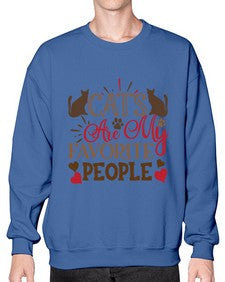 Cats Are My Favorite People Style 8# - cats- Sweatshirt - Crew