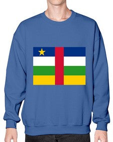 Central African Republic 551# - world flags- Sweatshirt - Crew