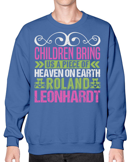 Children bring us a piece of Heaven Style 58# - baby- Sweatshirt - Crew