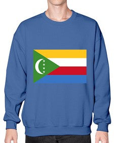 Comoros 612# - world flags- Sweatshirt - Crew