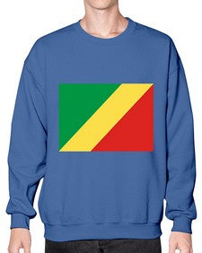 Congo Republic of the 614# - world flags- Sweatshirt - Crew