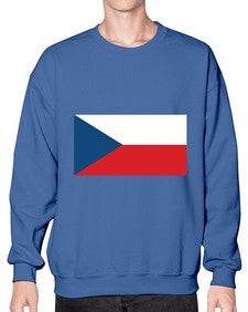 Czechia 637# - world flags- Sweatshirt - Crew