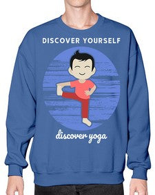 Discover Yourself Discover Yoga 199# - yoga- Sweatshirt - Crew